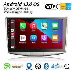 10,1" Android 14 Autoradio Für VW Passat B6 B7 CC CarPlay Navi 4+64GB 8-Kern DSP