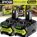 18V 8.0Ah Für RYOBI Akku One Plus Lithium RB18L50 P108 P104 Batterie 18 VOLT NEW