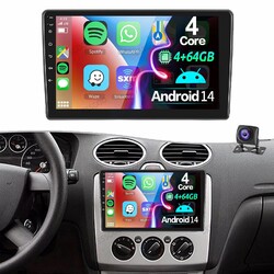 Android14 4+64G Carplay Autoradio Für Ford Transit MK7 Focus Fiesta KAM GPS Navi