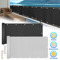 Balkonsichtschutz Doppelseitiger Druck Balkonbespannung PVC 6m
