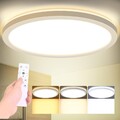 36W mit Fernbedienung LED Deckenleuchte Dimmbar Deckenlampe Wohnzimmer Badlampe