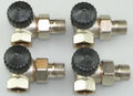 4x HEIMEIER THERMOSTATVENTIL 1/2" WINKELECK LINKS HEIZKÖRPERVENTIL 2311-02.000