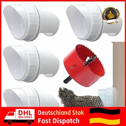 Futterautomat Hühnerfütterung Futterspender Futtertrog Automatische Feeder DE