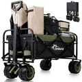 SAMAX Bollerwagen Faltbar Strandwagen Transportwagen Handwagen Klappbar Offroad