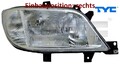TYC 20-0495-05-2 Hauptscheinwerfer rechts Scheinwerfer Frontscheinwerfer 