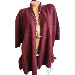 Heine B.C. Strick Cardigan Strickjacke rot lila Ton 3/4 Ärmel Damen (9 499) NEU