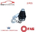 GELENK ANTRIEBSWELLE PAAR FAG 771 0762 30 2PCS A FÜR VW GOLF IV,BORA I,BORA