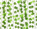 12X2m Efeugirlande Efeubusch Grünpflanze Künstliche Pflanzen Kunstpflanze Blatt