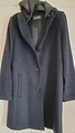 Esprit Gr. L, Mantel, Wolle, blau/marine mit Kapuze NEU!