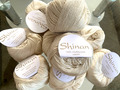 500 g 100 % SEIDE Shinan Maulbeerseide Stricken Häkeln Wolle Weiß Natur