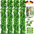 1-48Stk Efeugirlande Efeubusch Grünpflanze Künstliche Kunstpflanze Deko Hochzeit