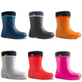 DEMAR leichte EVA Kinder Gummistiefel gefüttert Regenstiefel Thermostiefel DINO