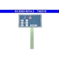 ATE 03.9302-9214.3 Folientastatur, Füll-/Entlüftungsgerät (Bremshydraulik)