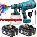 Für Makita 18V Farbsprühsystem / Akku Elektrische Farbspritzpistole Sprühpistole