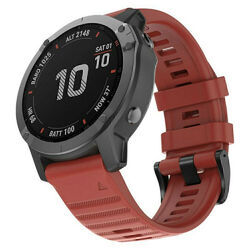 Silikoband für Garmin Fenix 8 E 7 7X 6 6X Pro 5 5X 3 HR Epix Quick Fit Armband