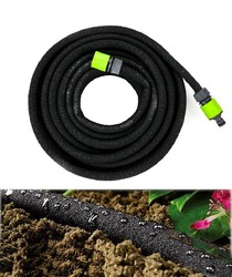 Tropfschlauch Bewässerungsschlauch Garten Rasen Sprühregner Gartenschlauch 15m