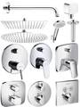 Hansgrohe Unterputz Duscharmatur Set Thermostat iBox Armatur Duschteller 30 cm