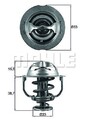 MAHLE TX 200 90D Thermostat, Kühlmittel für VW