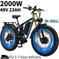 26'' Elektrofahrrad 2000W E-Bike 48V/23Ah Mountainbike Off-Road KETELES K800 PRO