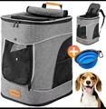CADOCA® Haustier Rucksack Hunderucksack Tiertragetasche Katze Hunde Tragetasche