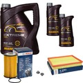 BOSCH Inspektionspaket 7 L MANNOL Extreme 5W-40 für Opel Astra H 1.4 1.6 Zafira