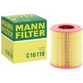 Luftfilter MANN-FILTER C 16 118 für AUDI A6 Avant (4F5, C6) Filtereinsatz