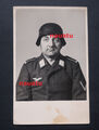 Foto Portrait  Luftwaffe Panzer-Division HG 1943 mit Stahlhelm