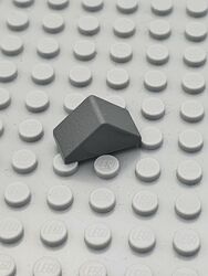 LEGO® 5x Dachstein Schrägstein Slope 1x2 Brick 3044 Dunkelgrau Dark Bluish Gray