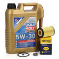 5L LIQUI MOLY 5W30 LONGLIFE III HENGST Ölfilter für VW GOLF 7 PASSAT 1.6/2.0 TDI