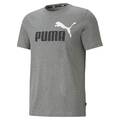 PUMA Herren T-Shirt - ESS+ Essentials 2 Col Logo Tee, Rundhals, Kurzarm, uni ...