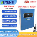 11000W Solar Inverter On Grid Off Grid Hybrid 2*MPPT 160A 220/230V 48V 500V WIFI