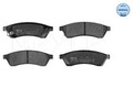 Meyle Bremsbelagsatz, Scheibenbremse 025 247 4414/W für CHEVROLET