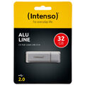 kQ Intenso USB Stick Alu Line 32 GB USB 2.0 Speicherstick silber
