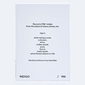 BTS RM [INDIGO] Album Post Card Edition WEVERSE QR Guide+Lyric Book+32Card+Photo