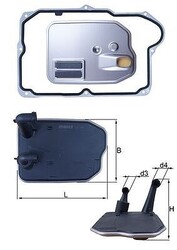 MAHLE Hydraulikfilter, Automatikgetriebe  für MERCEDES-BENZDie Nr.1* für Autoteile: Top-Preis-Leistungs-Verhältnis