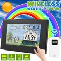 Funk Wetterstation Außensensor Thermometer Hygrometer Digitale Funkuhr Kalender