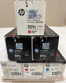 6 x original HP 201X Toner | 2 x Schwarz | 2 x Magenta | 1 x Gelb | 1 x Cyan