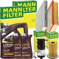MANN INSPEKTIONSPAKET+MANNOL 5W30 MOTORÖL passend für 2.0TDI VW AMAROK 122-180PS