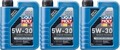 Liqui Moly 1136 Longtime High Tech 5W-30 Motoröl 3x 1l = 3 Liter