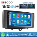 9" 2+64G Android 13 Carplay Für Smart Fortwo 451 2011-2015 Autoradio GPS Nav Cam