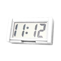 Mini-LCD-Bildschirm, Digitaluhr, selbstklebend, für den Innenraum, Auto, Auto, 