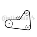 CONTINENTAL CTAM Keilrippenriemensatz (6PK1070K1) für SKODA Fabia II VW Golf VI