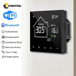 WIFI Digital Thermostat 16A WLAN LCD Raumthermostat Elektrische Fußbodenheizung