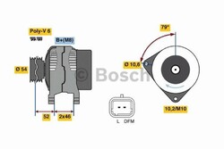 BOSCH Lichtmaschine Generator LiMa ohne Pfand 0 986 049 700