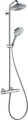 hansgrohe Raindance Select S 240 1jet Showerpipe, mit Wannenthermostat, chrom,