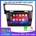 Carplay 9'' Android 14 Autoradio Für VW Golf VII MK7 2013-2020 GPS Navi SWC DAB