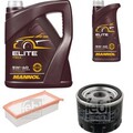 FEBI BILSTEIN Inspektionspaket 6L MANNOL Elite 5W-40 für Dacia Sandero II KH_