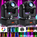 2x 120W 8 Gobo RGBW LED Moving Head DMX Bühnenbeleuchtung Partylicht DJ Strahler