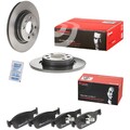 Brembo Bremsscheiben 259mm + Bremsbeläge Vorne passend für Dacia Sandero Renault