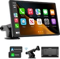 9" Touchscreen Tragbarer Autoradio Apple Carplay Android Auto Bluetooth Stereo